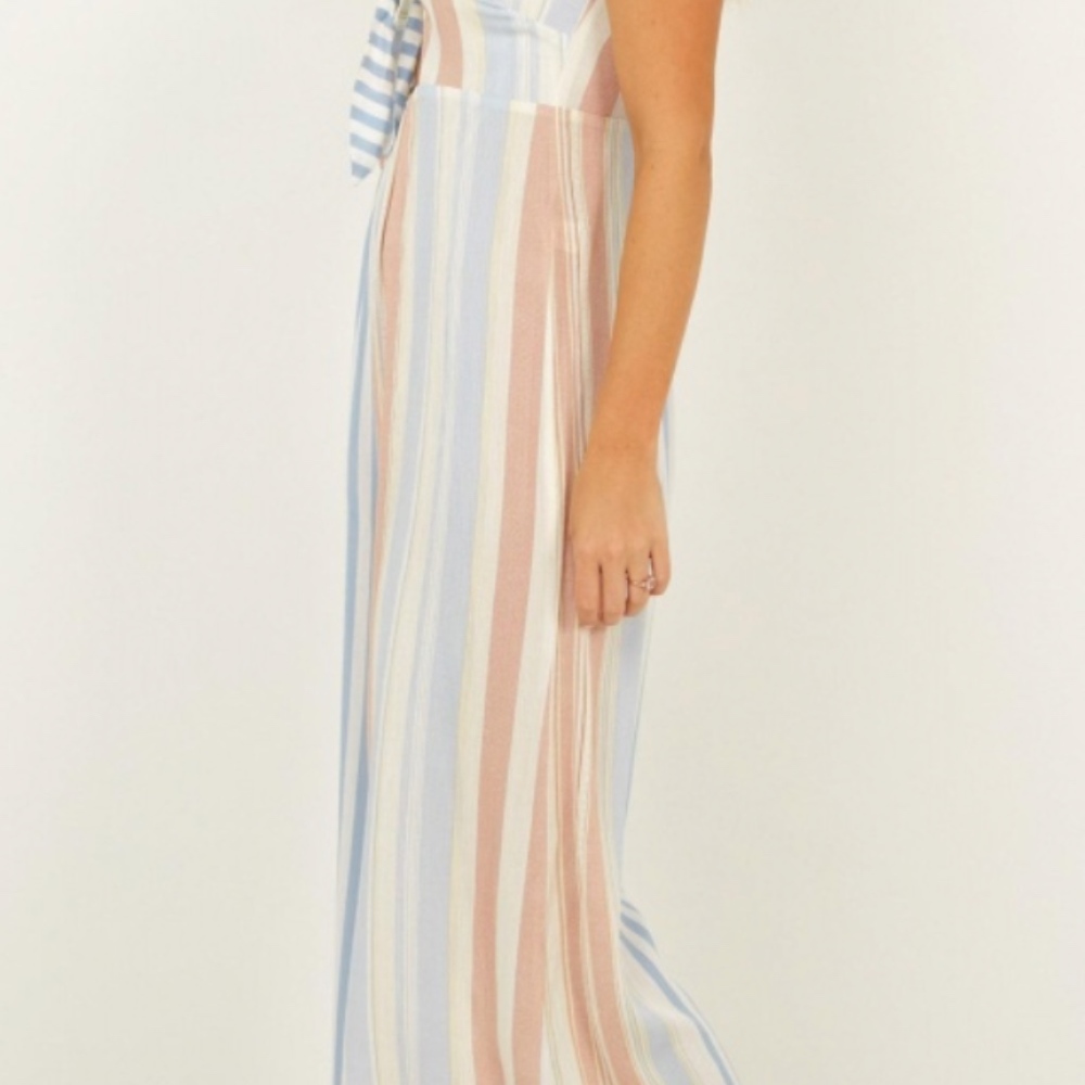 Multi-Stripe Jumpsuit - Picture 4 of 5